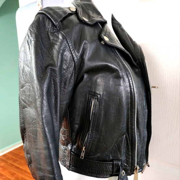 Vintage ICS Motorcycle jacket With Shawl Scarf.. u.s.szS..(16 in that brand - Picture 6 of 14